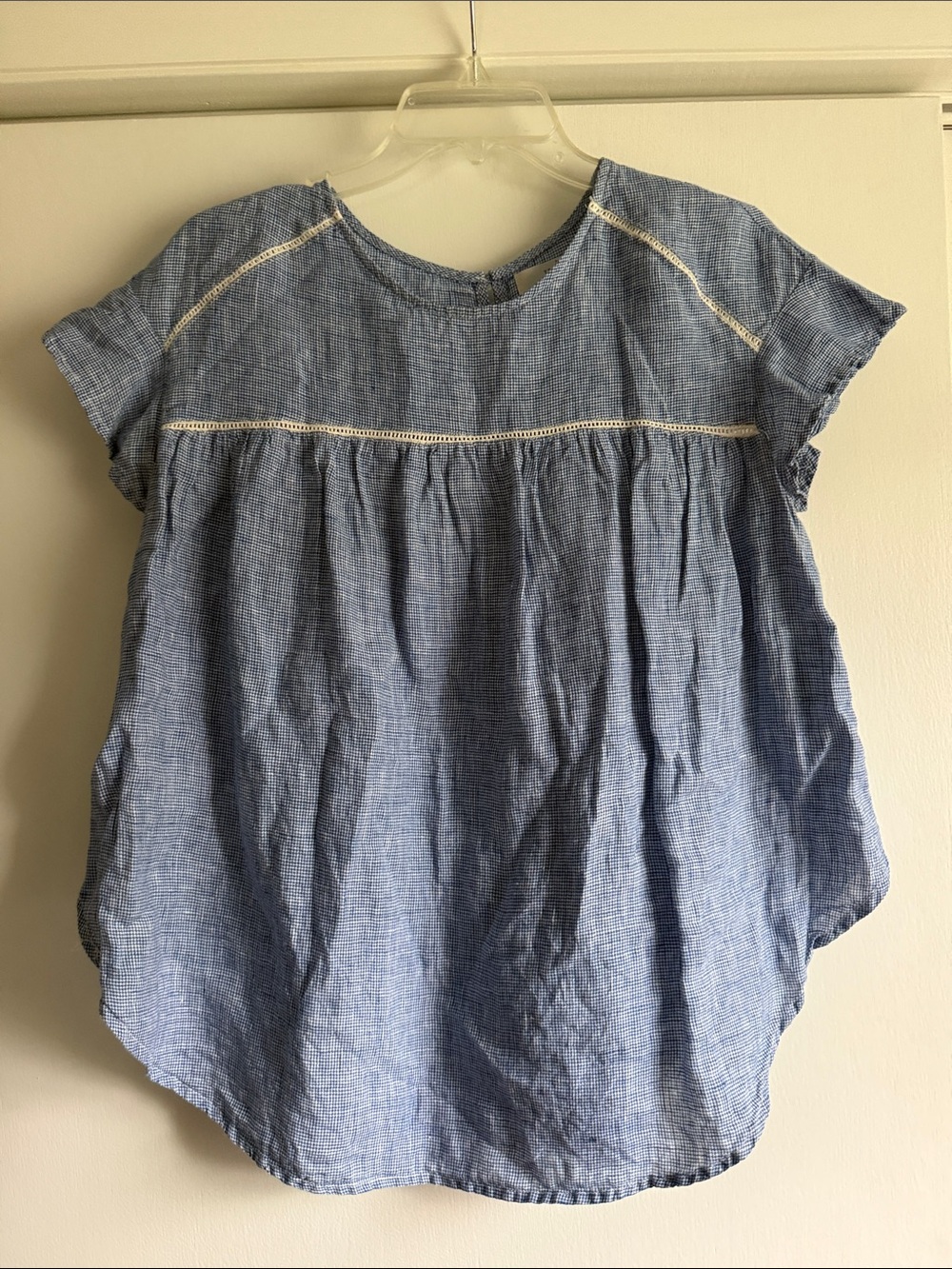 Birds Of Paradise By Trovata Oversized blouse 100% Linen